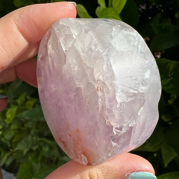 Amethyst Flower Agate Disc - Picture 5 of 6